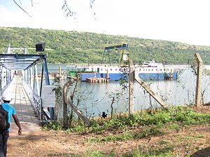 Einbau SP285 22 m Motoryacht, Voltasee, Ghana